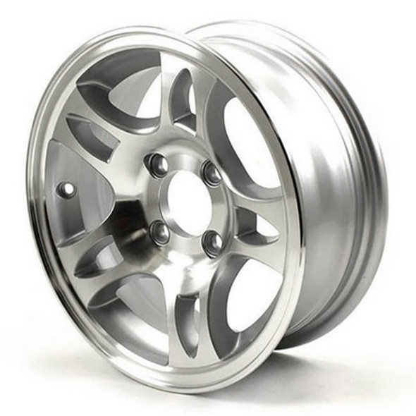 13X5 4-Lug on 4" Aluminum S5 Trailer Wheel - S535440 - BLEMISHED