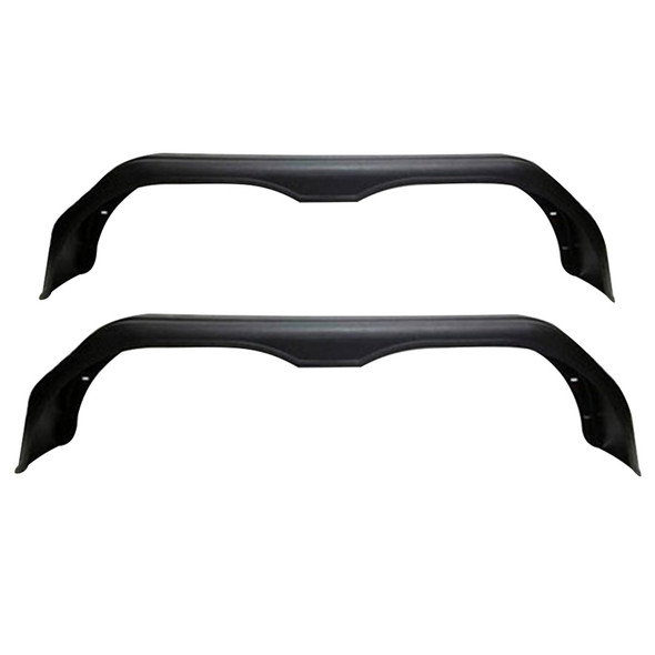 2-Pack - Plastic Universal Trailer Fenders - 61" - Tandem Axle - Black
