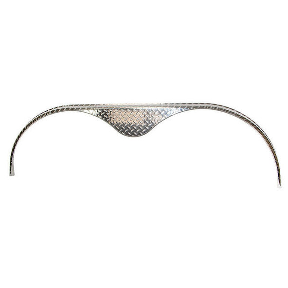 2 Pack - 72x2 Aluminum Treadplate Tandem Axle Teardrop Fender Flares