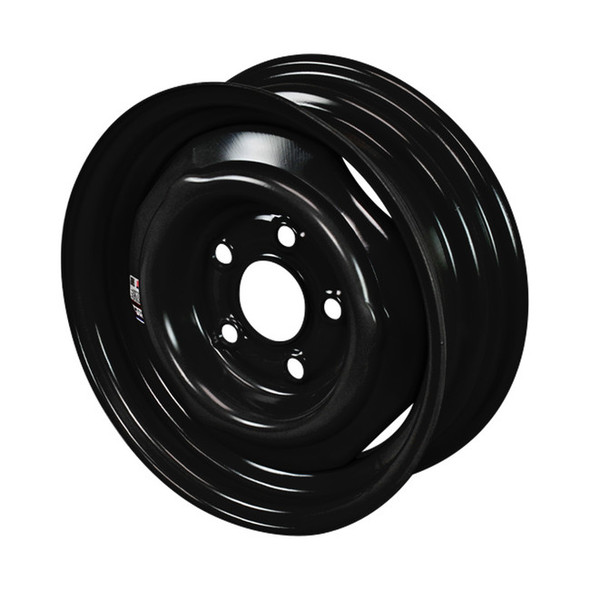 14x5.5 5-Lug on 4.5" Black Conventional Trailer Wheel 14x5.5 5-Lug on 4.5" Black Conventional Trailer Wheel