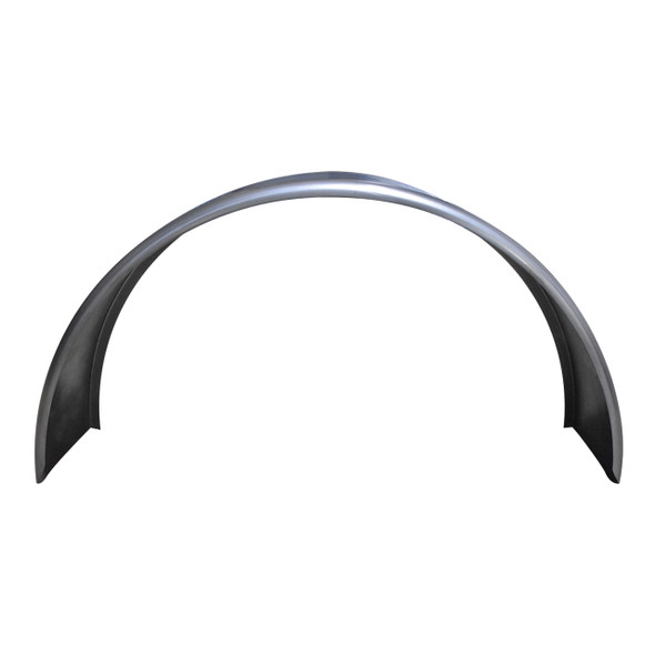 32x9" Single Axle Round 16-Gauge Steel Trailer Fender - One Fender