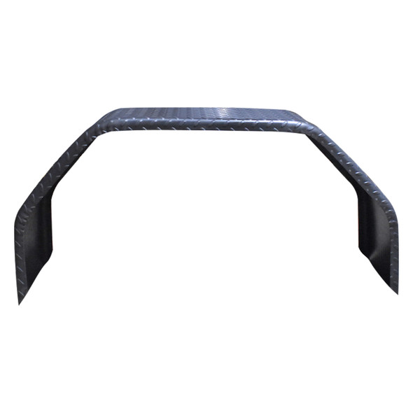 36x10" Heavy-Duty Single Axle 14-Gauge Steel Treadplate Trailer Fender - One Fender