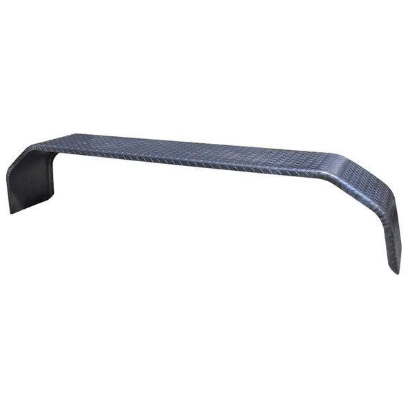 2 Pack - 72x12" Heavy-Duty Tandem Axle Steel Treadplate Trailer Fenders