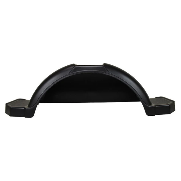 Plastic Step Trailer Fender - 40.31" - Textured Black - One Fender