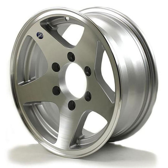 HiSpec 15X6 6-Lug on 5.5" Aluminum Series 04 Trailer Wheel - 456655