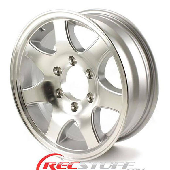 Sendel 15X6 6-Lug on 5.5" Aluminum T02 Trailer Wheel - T02-56655T