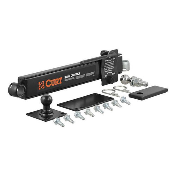CURT Sway Control Kit- Reduces the Lateral Movements of the Trailer Caused By Wind 