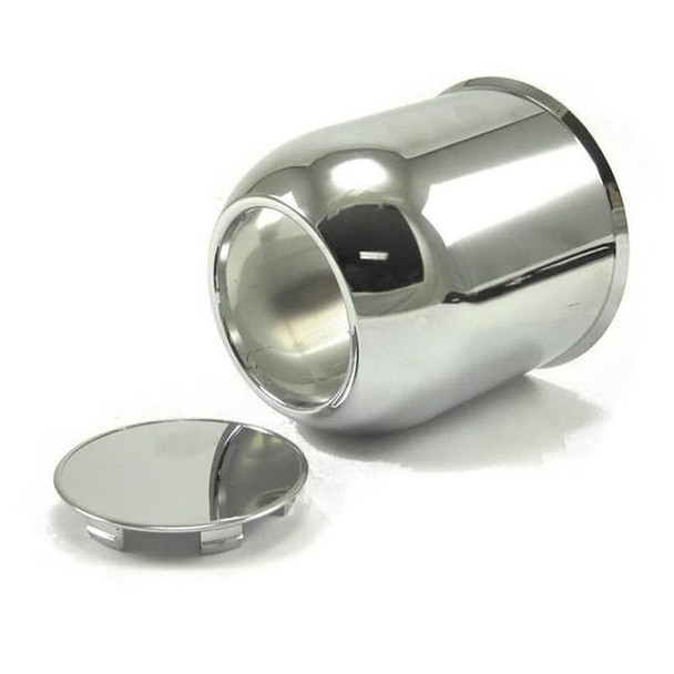 Sendel 4.25" Plastic Chrome Center Cap with Chrome plug CCS045