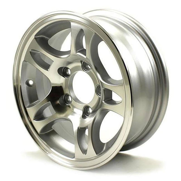 HiSpec 13X5 5-Lug on 4.5" Aluminum S5 Trailer Wheel - S535545