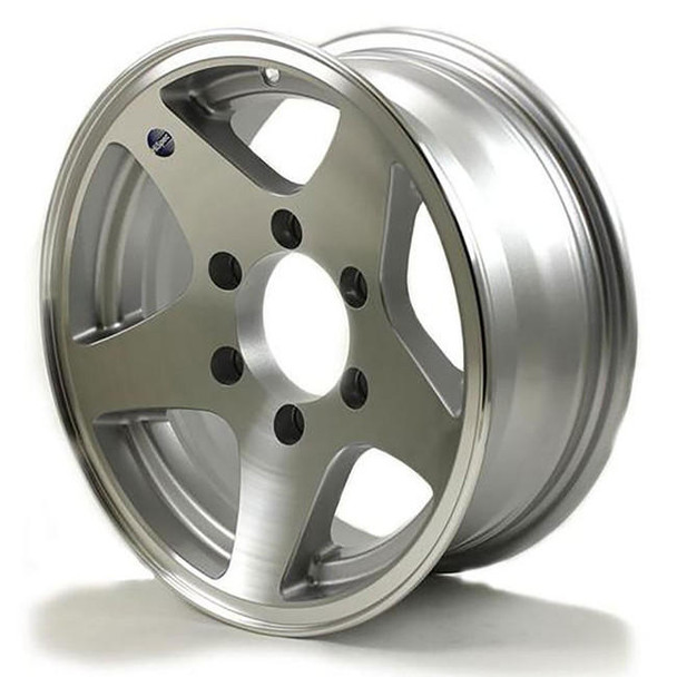 HiSpec 15X6 6-Lug on 5.5" Aluminum Series 04 Trailer Wheel - 456655-BLEMISHED