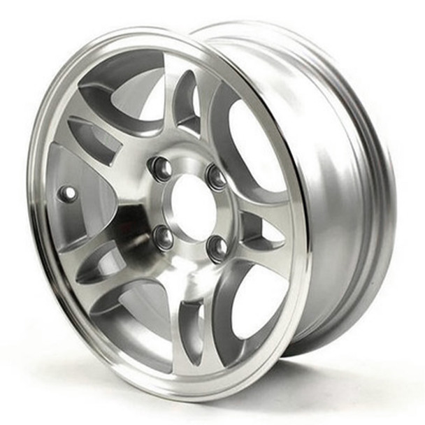 13X5 4-Lug on 4" Aluminum S5 Trailer Wheel - S535440 - BLEMISHED