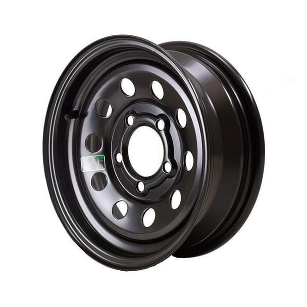 12X4 5-Lug on 4.5" Black Mod Trailer Wheel - (SSW)