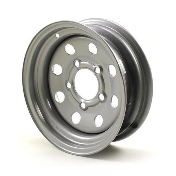 12X4 5-Lug on 4.5" Silver Mod Trailer Wheel - (SSW)