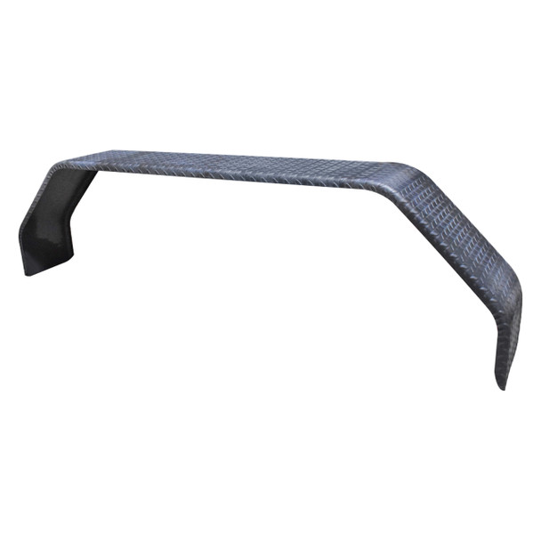 72x10" Heavy-Duty Tandem Axle Steel Treadplate Trailer Fender  - One Fender