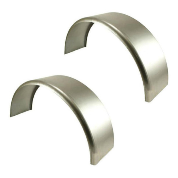 2 Pack - 32x9 Single Axle Round 16-Gauge Steel Trailer Fenders