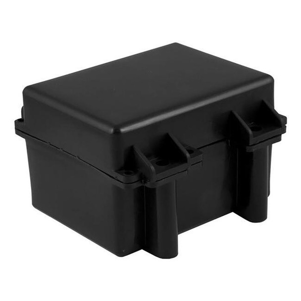 CURT Battery Case- Polyethylene Plastic- w/Rubber Gasket- Watertight-
