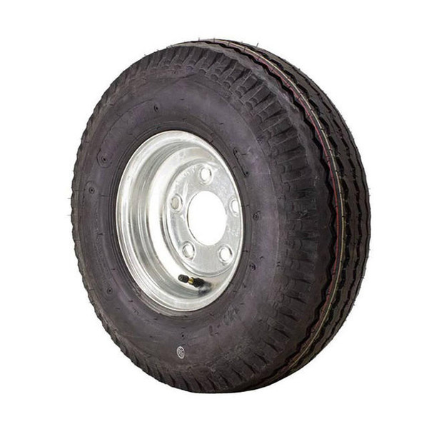 Kenda 5.70X8 Loadstar Trailer Tire LRC on 5 Bolt Galvanized Wheel