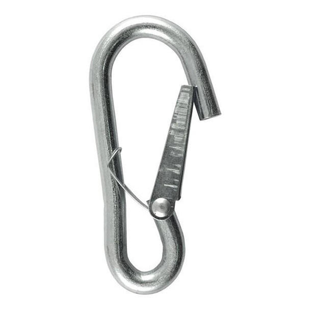 CURT Class I- S-Hook w/Safety Latch- Bulk- Zinc Finish- 2000 Gross Trailer Weight- 3/8 in. Dia.