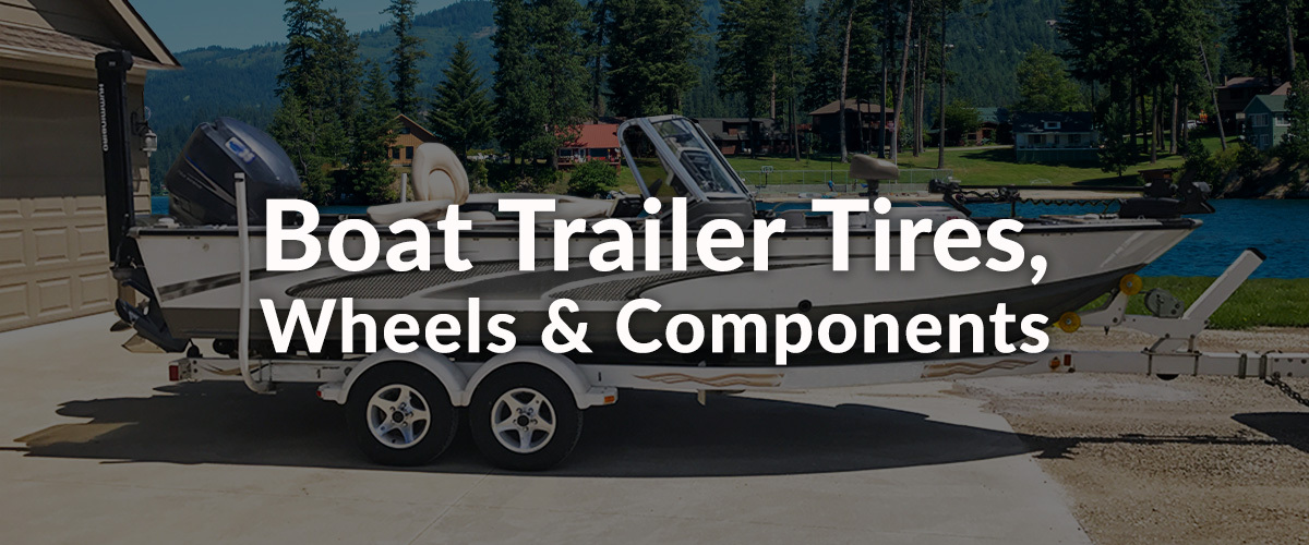 boat trailer tires wheels and components parts