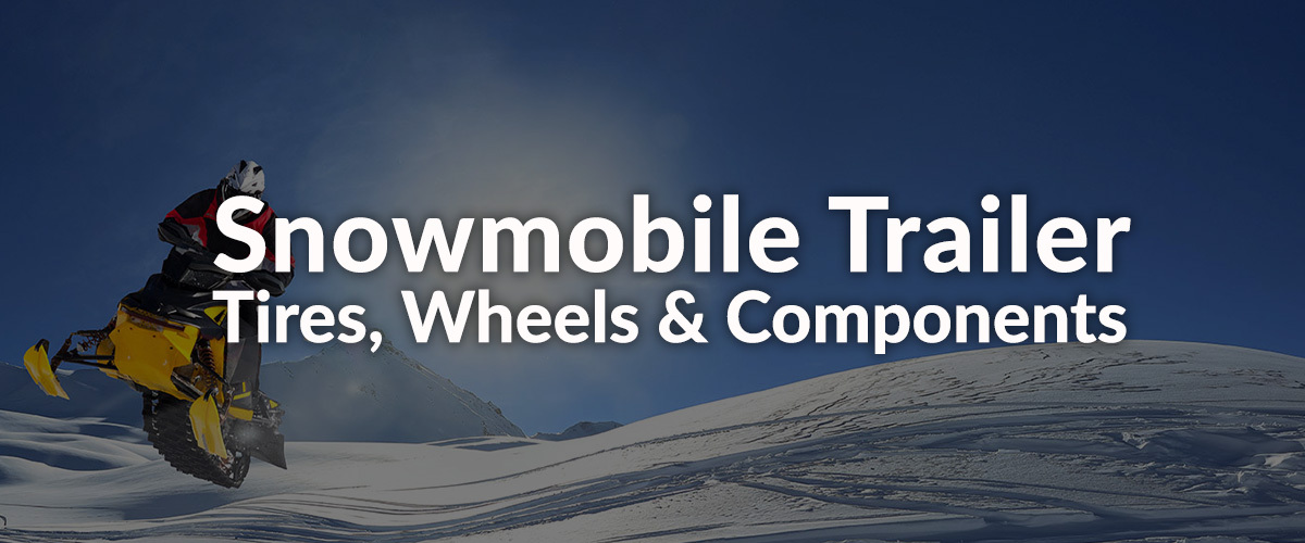 snowmobile trailer tires wheels and components parts