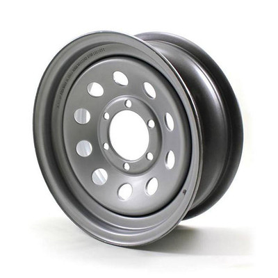 シルバー トレーラー 6ホイール 16x6 6-Lug on 5.5