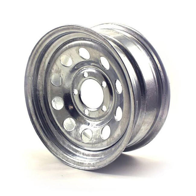 14X5.5 5-Lug on 4.5" Galvanized Mod Trailer Wheel