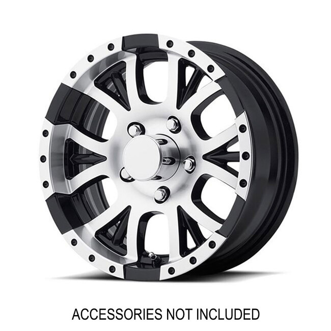 12X4 4-Lug on 4" Aluminum T13 Trailer Wheel - T13-24545BM - BLEMISHED