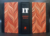 IT by Stephen King, 1986 First Edition, Unique Leather Binding by Scott Kellar