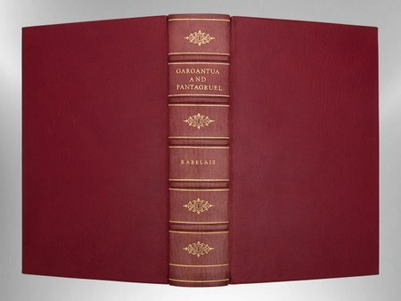 Gargantua and Pantagruel by Rabelais, Signed Custom Harcourt Binding