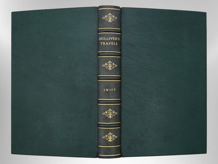 Gulliver's Travels by Jonathan Swift, Signed Custom Harcourt Binding