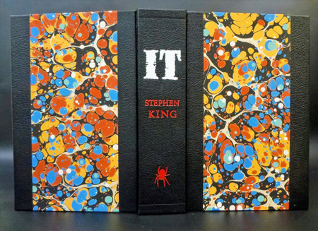 IT by Stephen King, 1986 First Edition, Unique Leather Binding by Scott Kellar