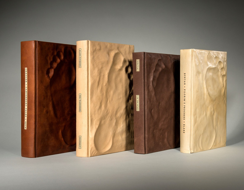 The Pilgrimage Series, 4 Volumes, Unique Bindings by Richard Tuttle