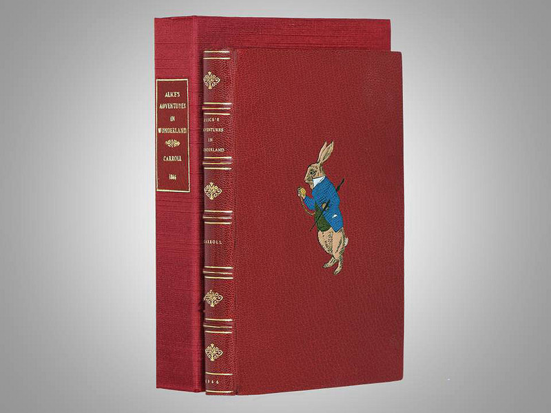 Alice’s Adventures in Wonderland by Lewis Carroll, 1866, Unique Trevor Lloyd Binding