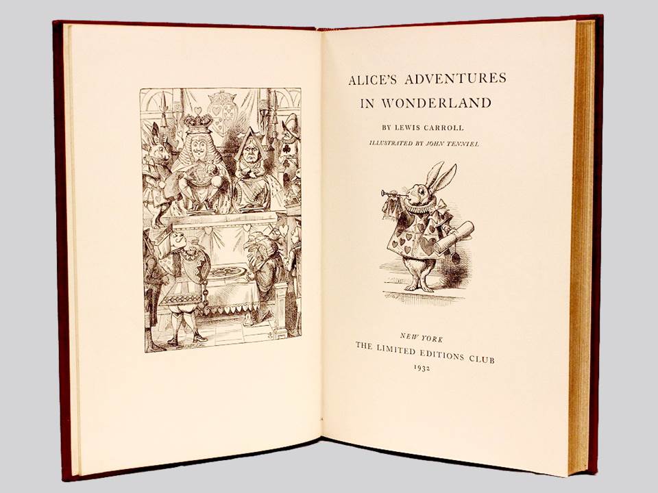 ALICE IN WONDERLAND. [Book]