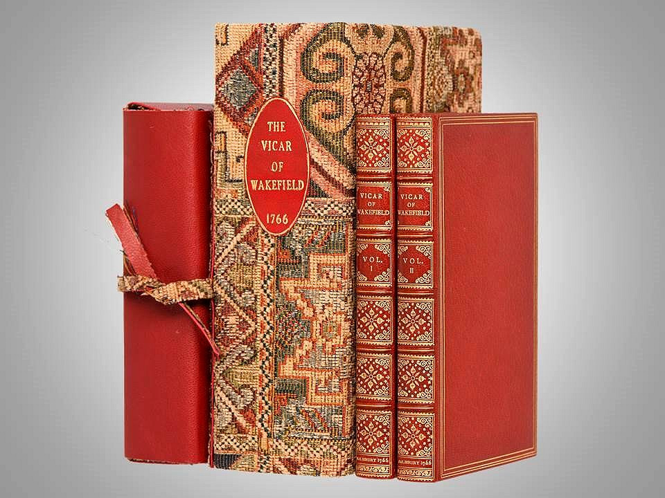 Antique 1836 Book The Vicar of Wakefield Oliver Goldsmith
