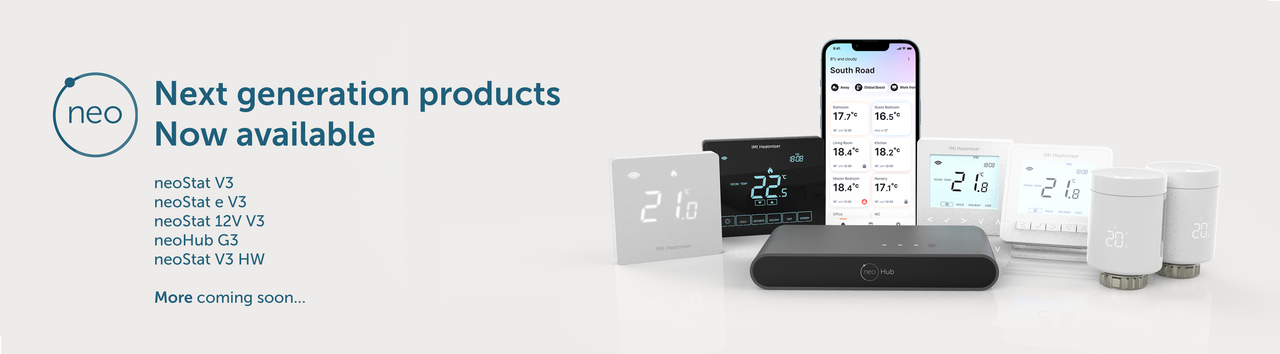 The new neo range of thermostats + neoApp and neoFlo
