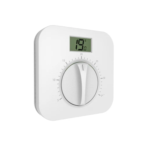Manual Dial Thermostat with Display - Heatmiser DS1-L v2