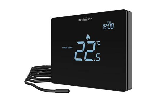 Touchscreen Electric Floor Thermostat - Touch-e Carbon