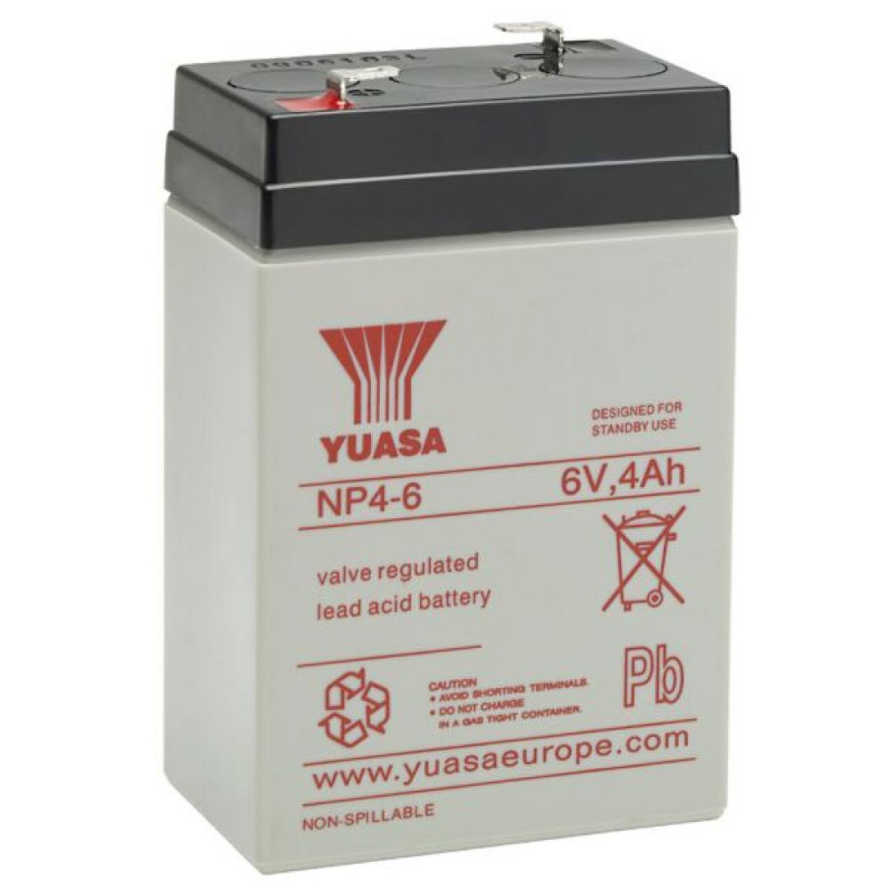 6 Volt 4AH Rechargeable Sealed Lead Acid SLA Battery 6 volt 4amp