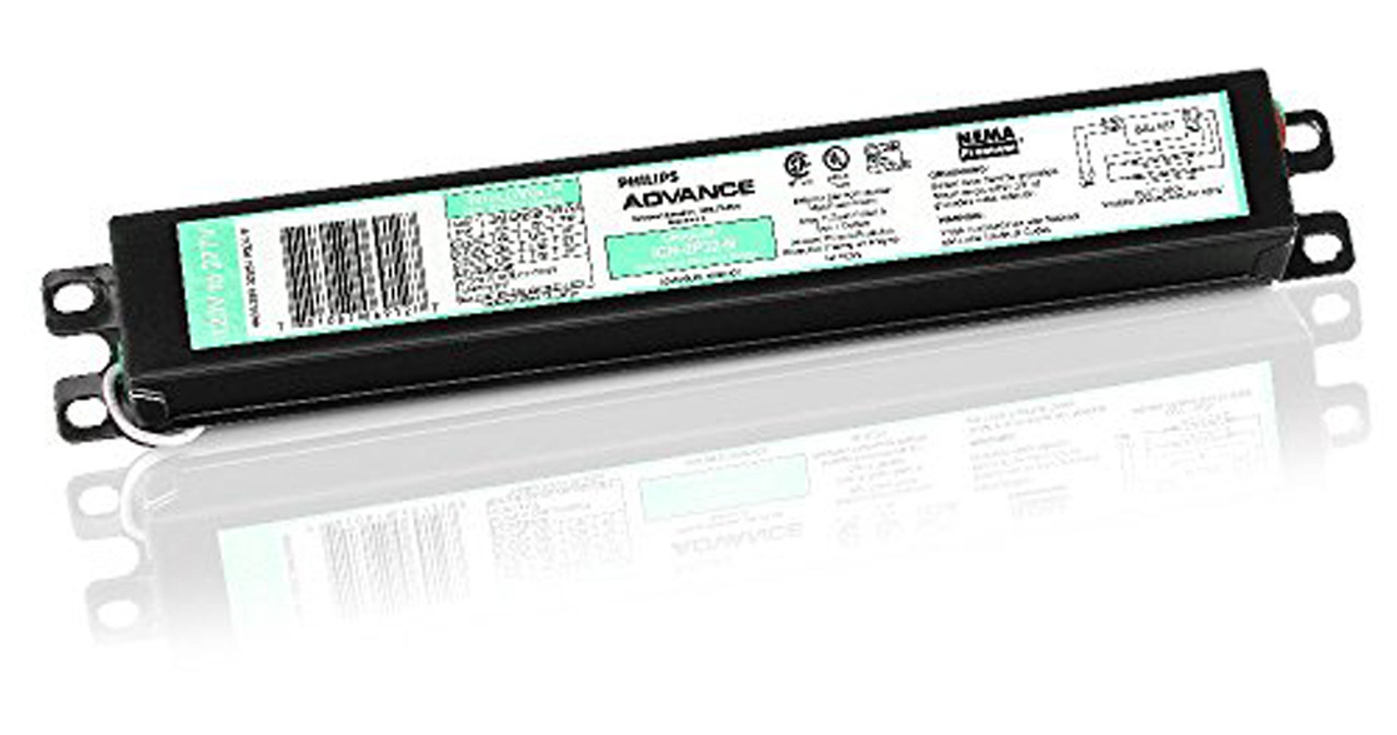 Philips Advance ICN-2P32-N Electronic Ballast, 2-Lamp, 120-277V JBJ  SUPPLY STORE