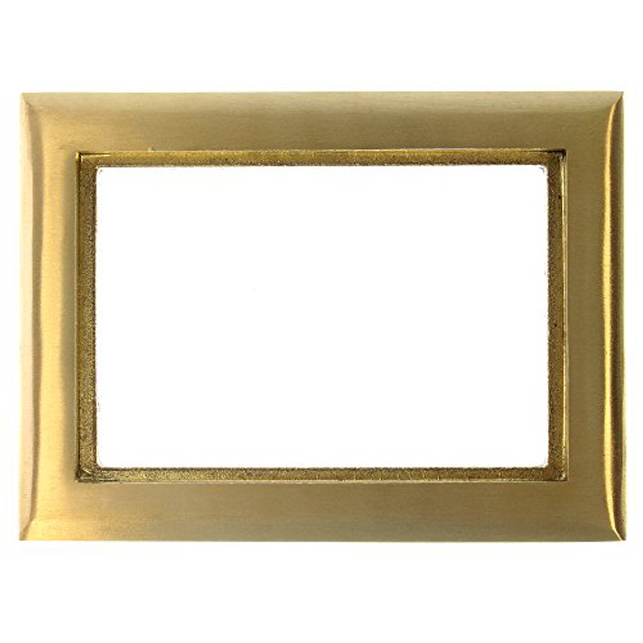 NEW HUBBELL SB3084 SCRUBSHIELD CARPET FLANGE BRASS TWO GANG RECTANGLE COVER 