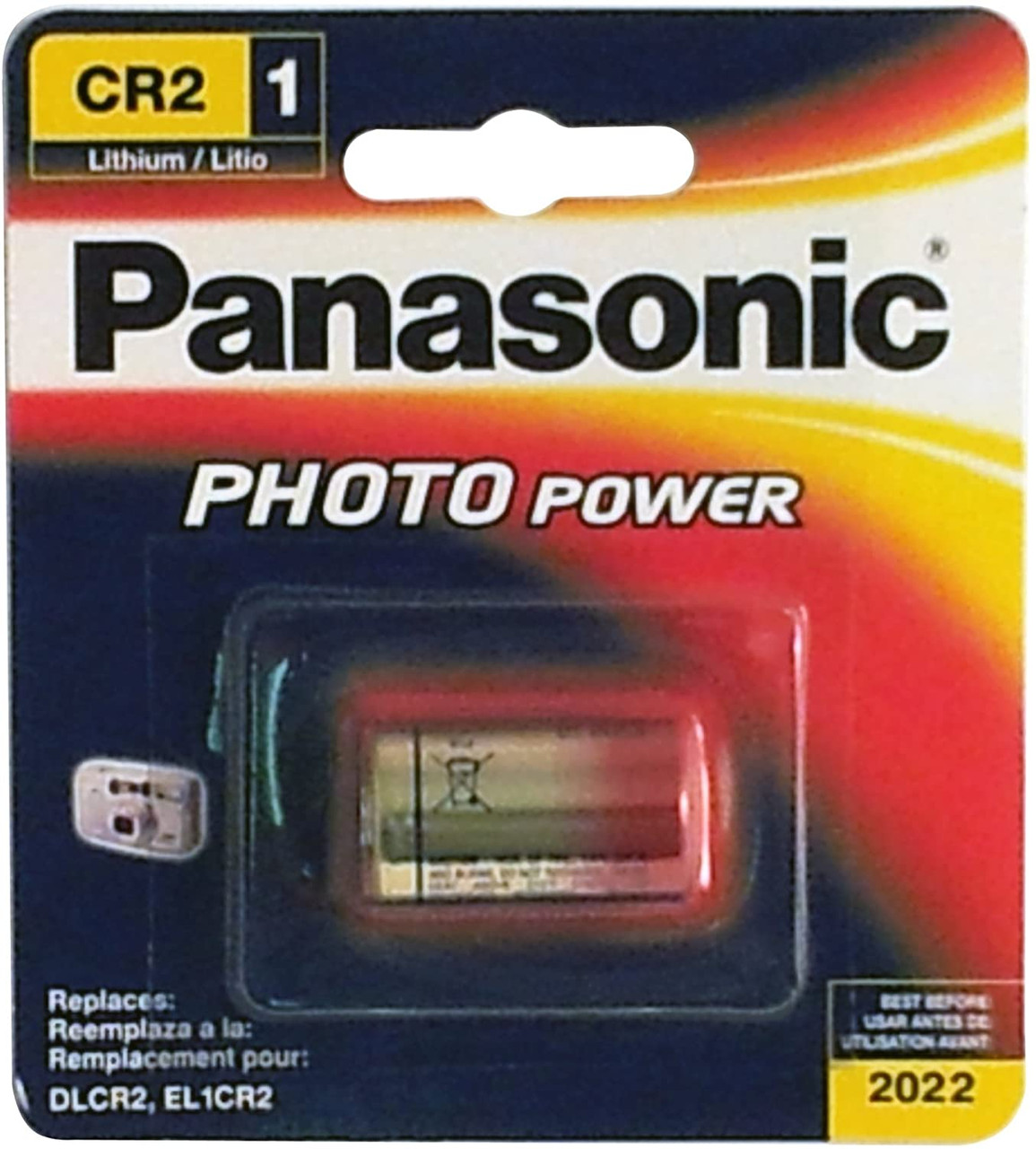 Panasonic CR2 Photo Lithium Battery CR-2PA/1B JBJ SUPPLY STORE