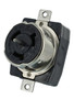 Leviton CS8169 50 Amp, 3PY, 480 VAC, Black/White Locking Flush Mount Receptacle