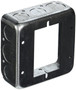 Hubbell-Raco 187 Drawn 1-1/2-Inch Deep Square Box Extension for Switch Boxes