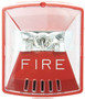 Cooper Wheelock HSR Exceder Fire Alerting Strobe Horn RED,2W,Wall Mount, 12/24V, 8CD