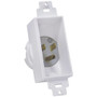 Midlite D&eacute;cor Recessed Power Inlet - White