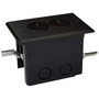Allied Moulded FB-2DB Duplex Receptacle, 1-Gang, Floor Box Assembly