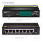 TRENDnet TPE-TG82G 8-Port Gigabit PoE+ Unmanaged Switch‎