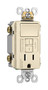 Legrand - Pass & Seymour radiant 1597SWTTRLACCD4 15 Amp Combination Self-Test Tamper-Resistant GFCI Safety Outlet/Single