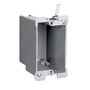 Pass & Seymour S1-18-W 3-3/4 x 2-1/4 x 3-1/32 Inch 18 In³ 1-Gang Thermoplastic Switch and Outlet Box